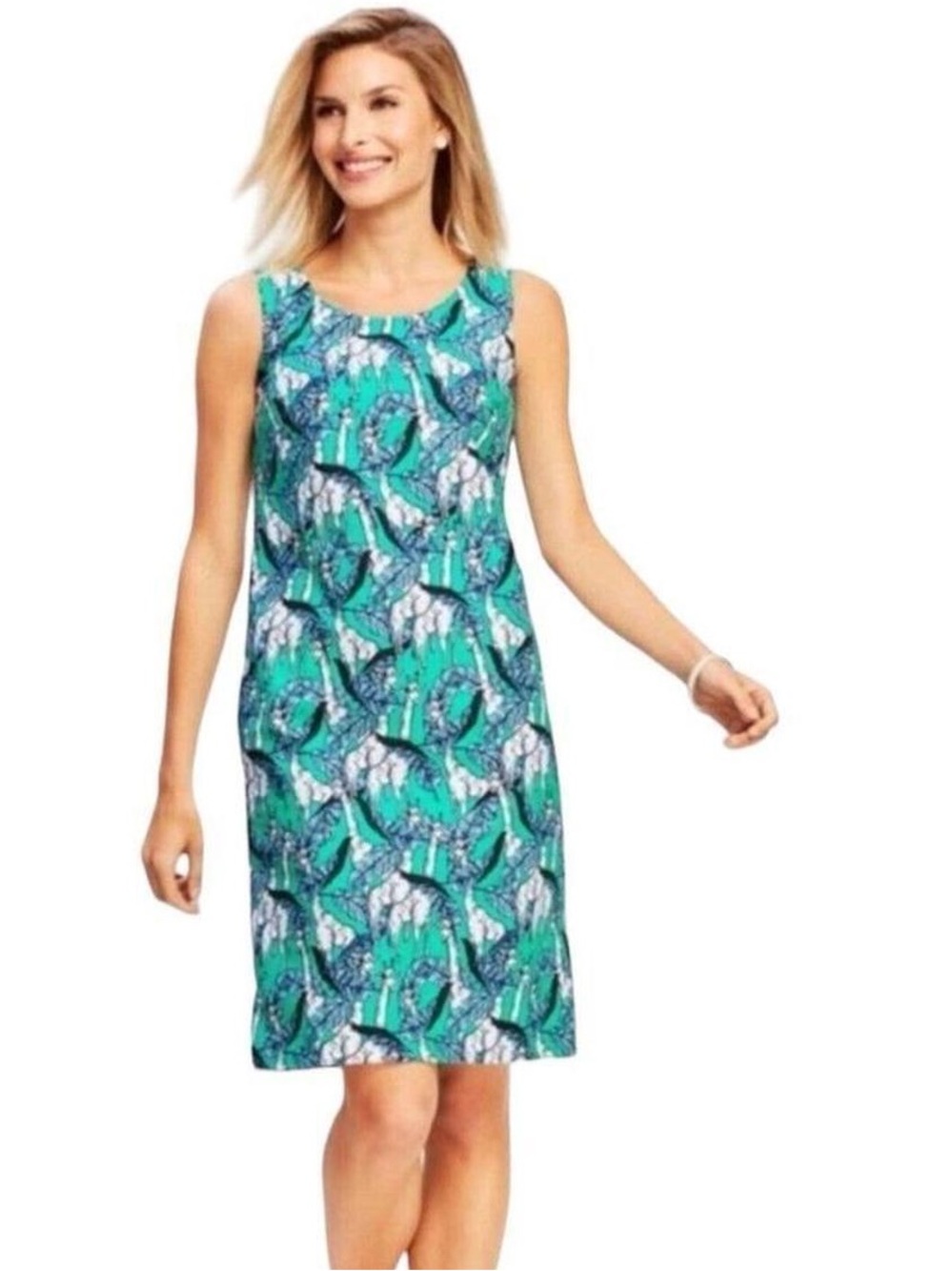 Talbots Giraffe Print Sheath Dress
